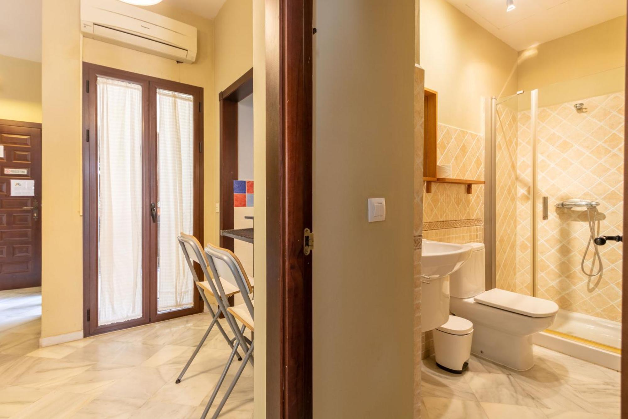 Puerta San Esteban Apartman Sevilla Szoba fotó